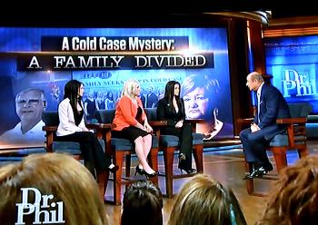 On Dr. Phil McGraw’s show Tuesday, sisters Denise Bailey, Amy Lemoine Perkins and Bernadette Lemoine accused their mother, Ellen Lemoine, and brother, Shawn Lemoine, of having knowledge of or possibly a hand in their father’s death. A polygraph stated there was no deception involved.
