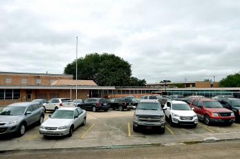 Voters will decide Saturday on a bond proposition that would pay for a new Patterson Junior High School and a multi-purpose building at Hattie Watts Elementary. The junior high school is shown Thursday. 